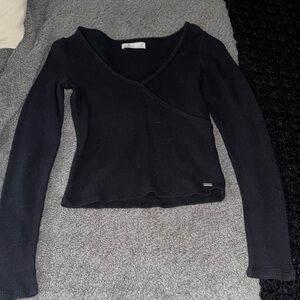 Hollister Black Long Sleeve Top